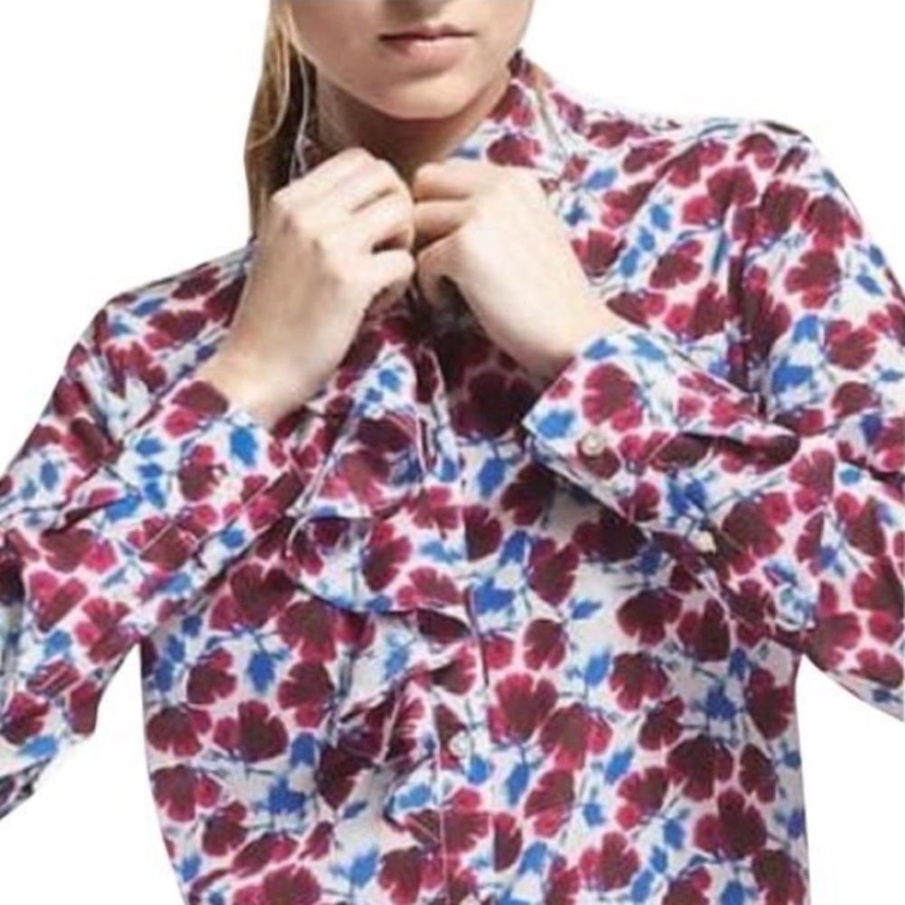 Floral Banana Republic Button Down Dillon Shirt